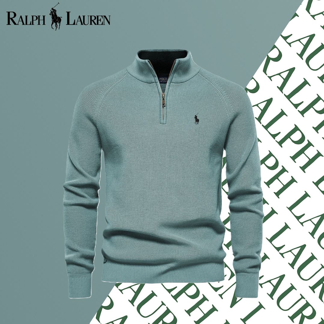 Zipped Collar Sweater R&L (Clearance)