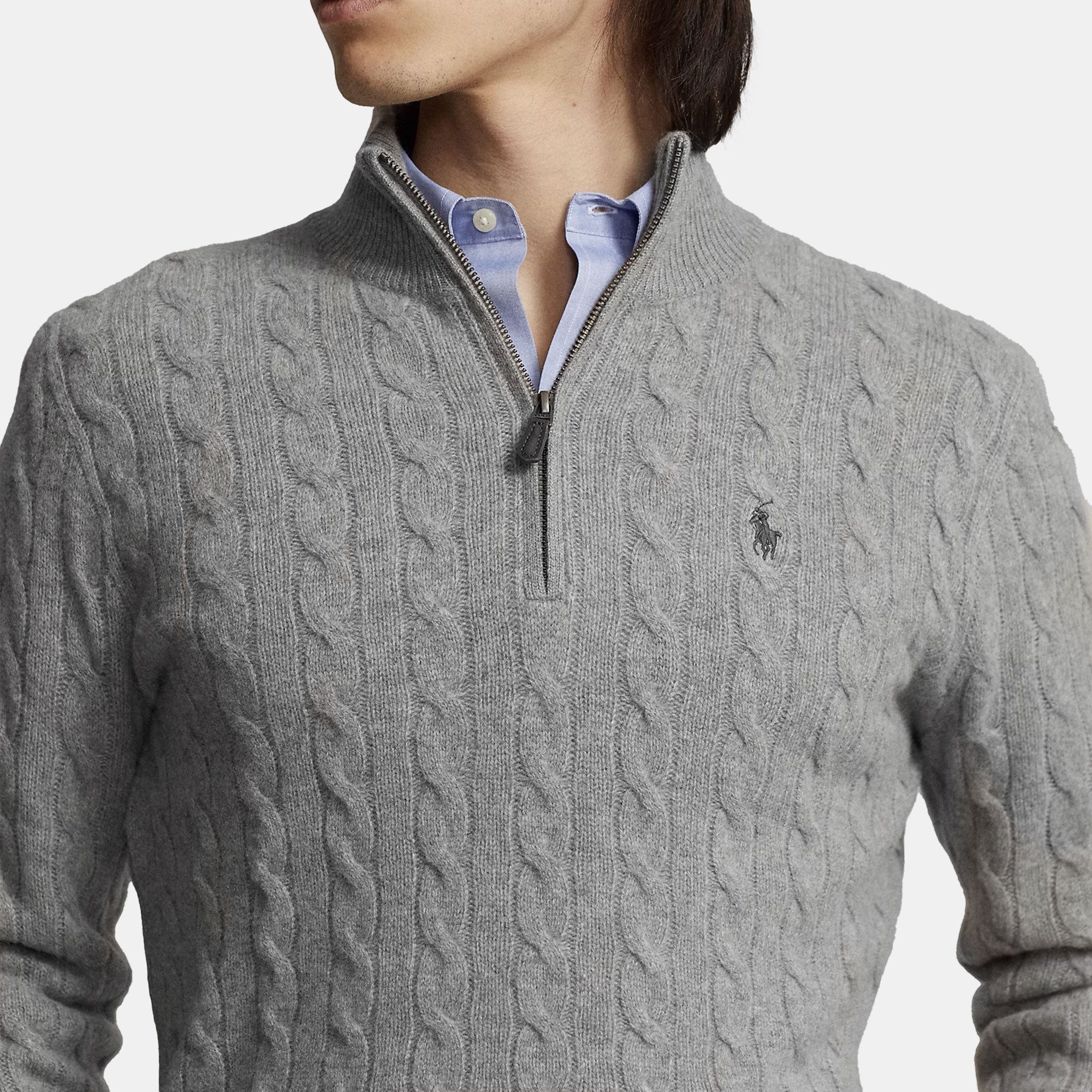 RL Cashmere Cable Knit Sweater
