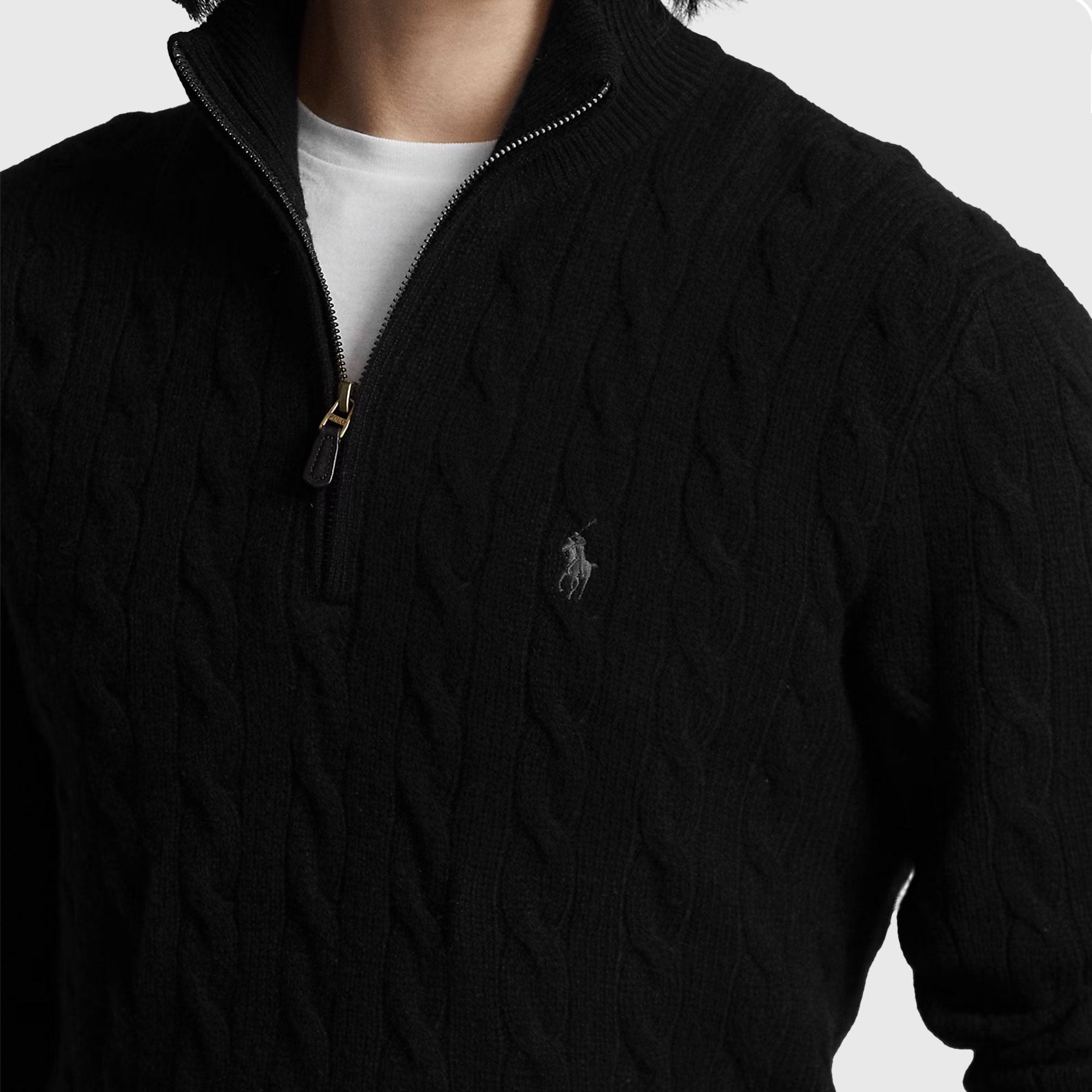 RL Cashmere Cable Knit Sweater