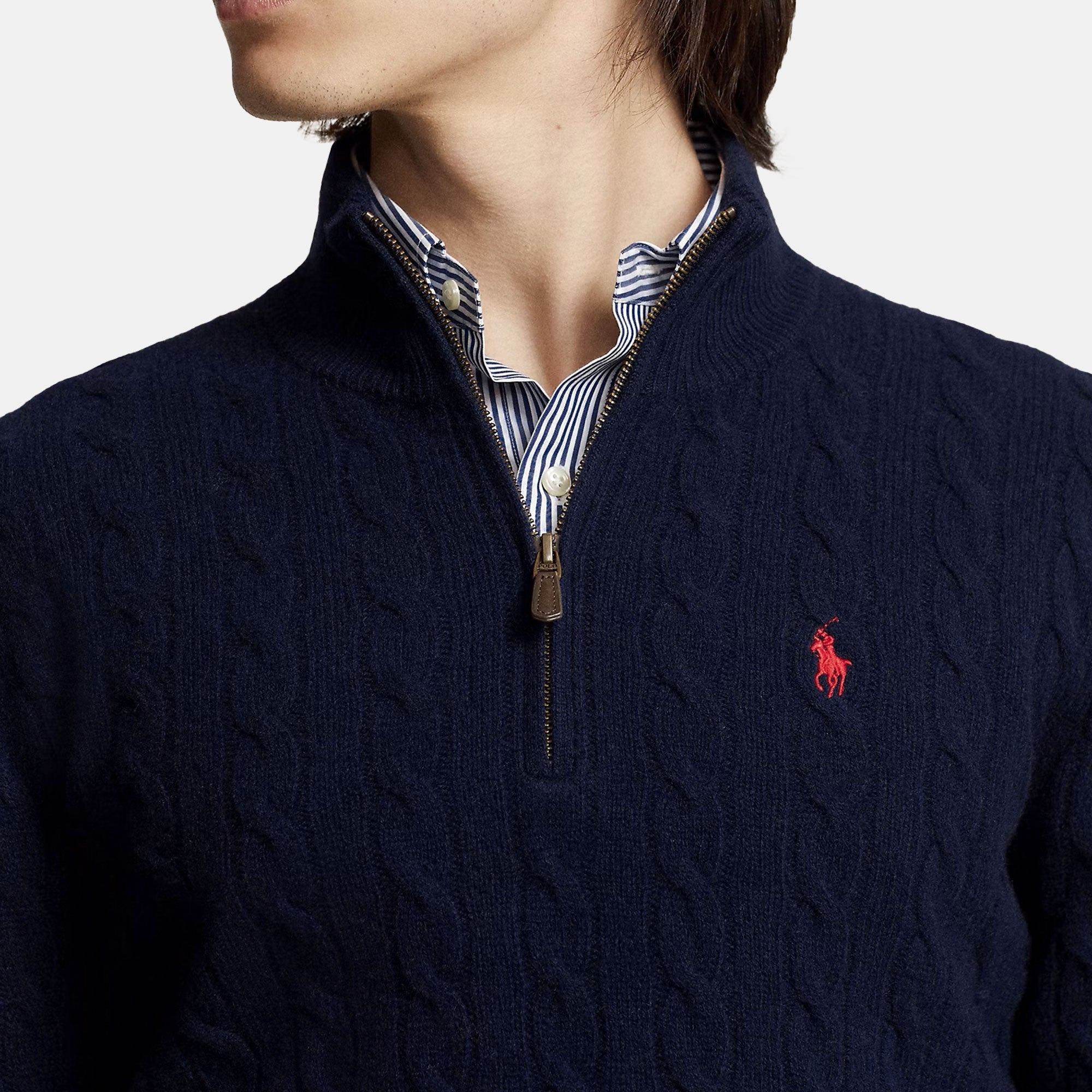 RL Cashmere Cable Knit Sweater