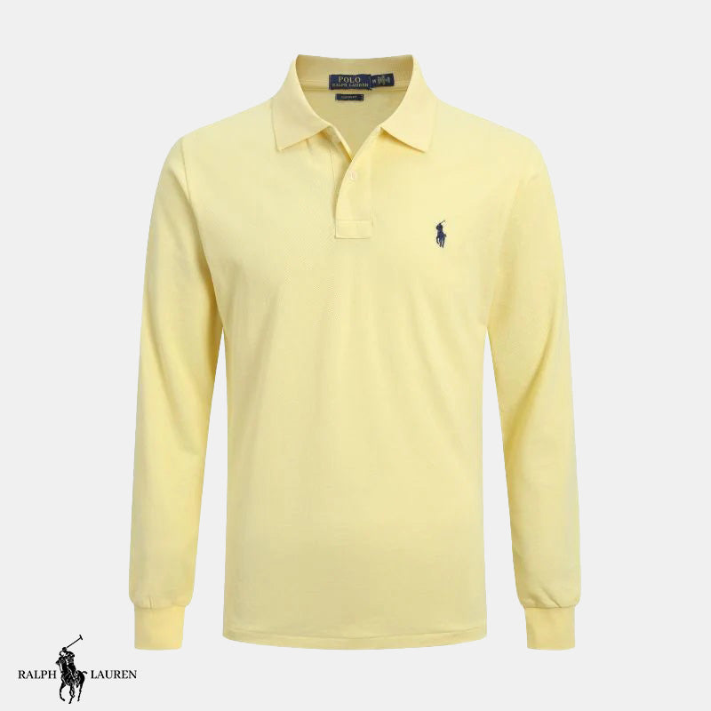 Long-Sleeve Polo