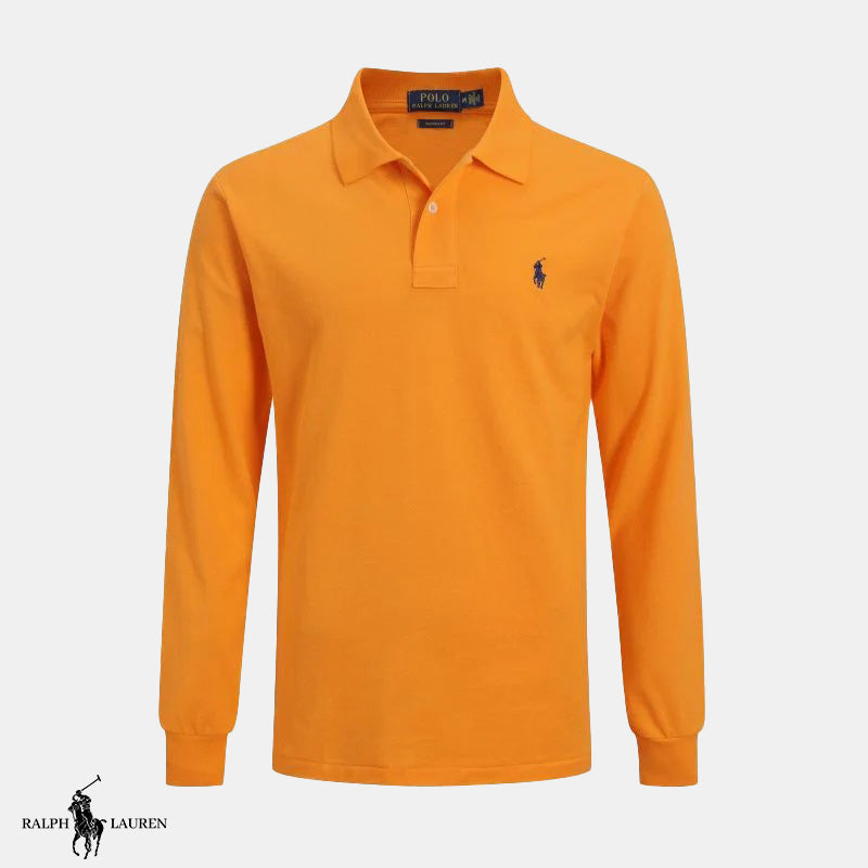 Long-Sleeve Polo