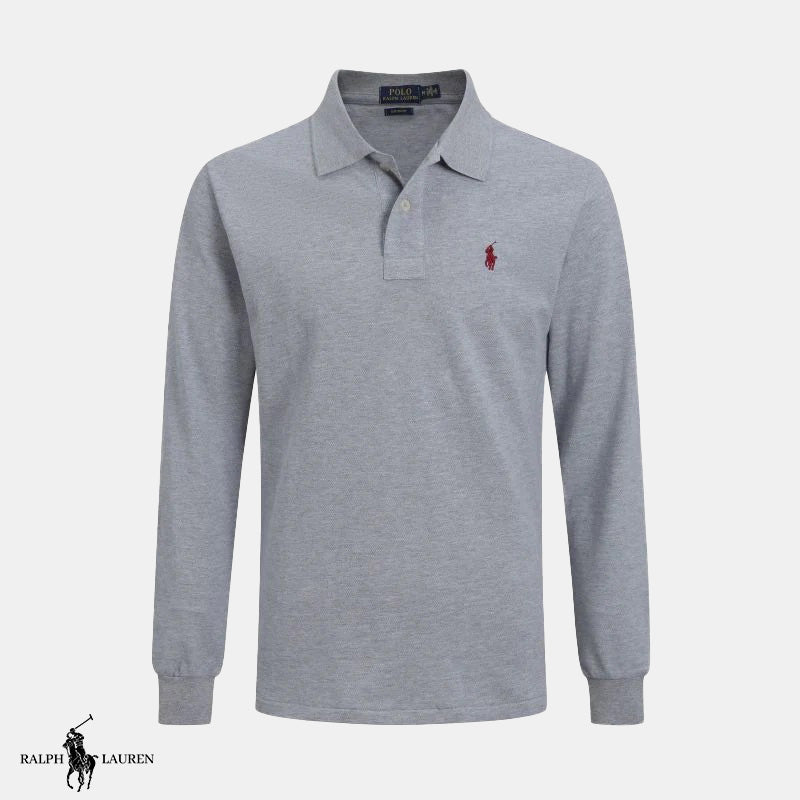 Long-Sleeve Polo