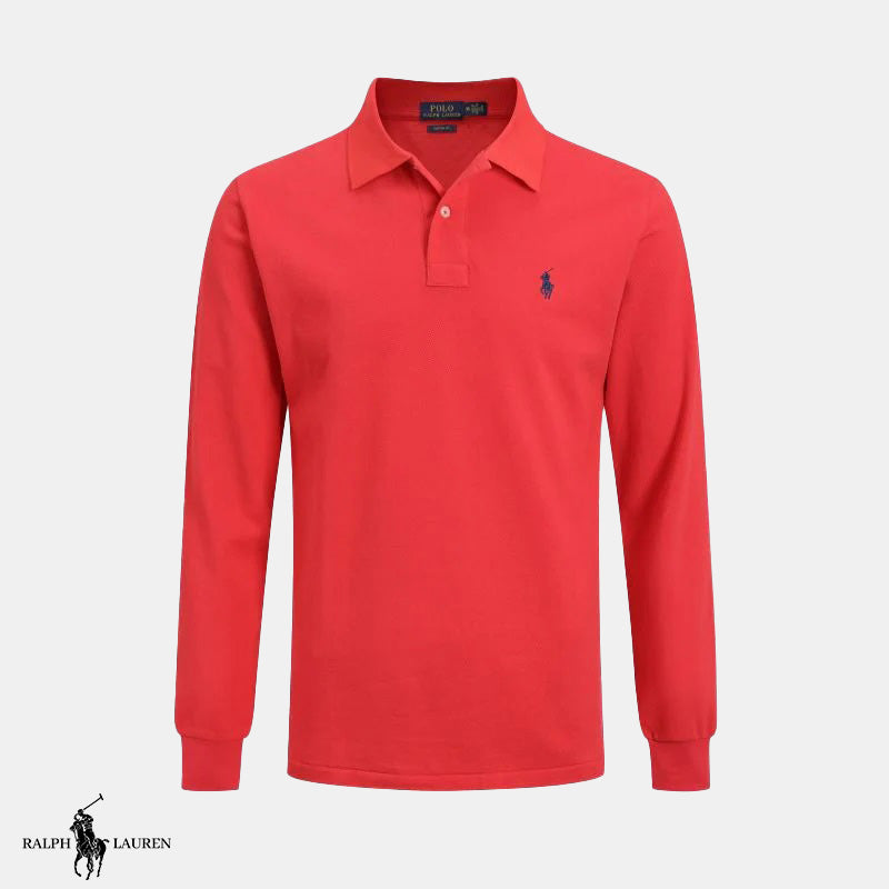 Long-Sleeve Polo