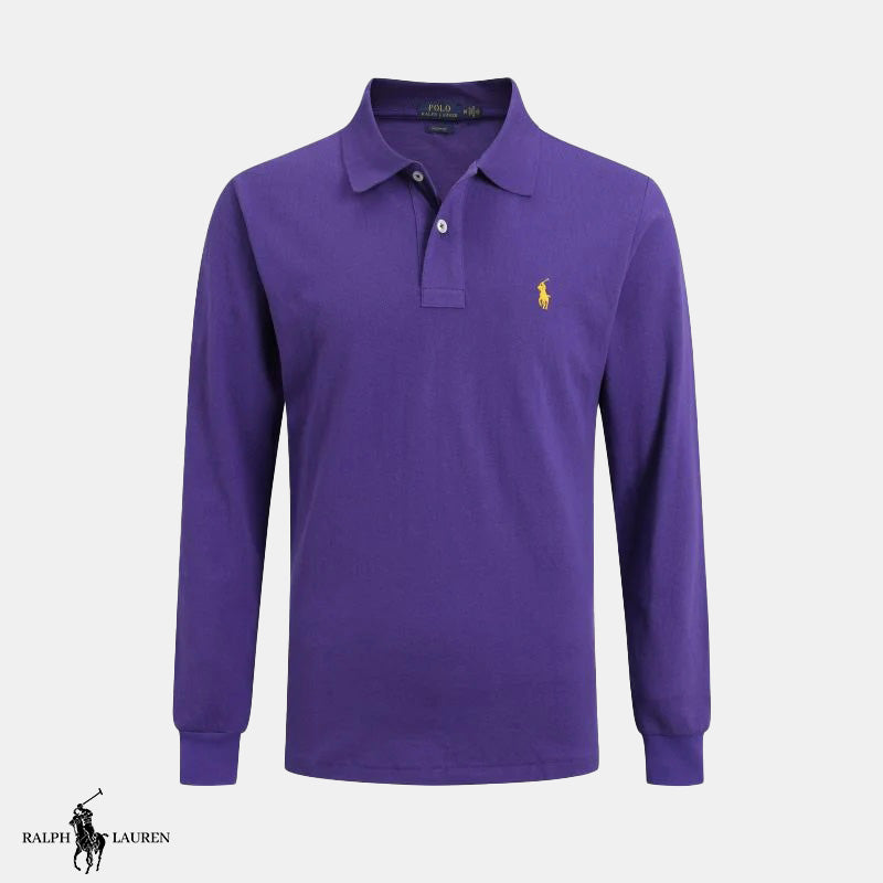 Long-Sleeve Polo